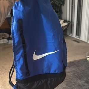 Nike Blue and Black Athletic Backpack